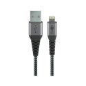 Goobay Lightning to USB-A Textile Cable with Metal Plugs