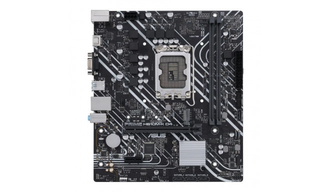 Asus PRIME H610M-K D4 Processor family Intel, Processor socket LGA1700, DDR4 DIMM, Memory slots 2, S