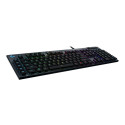 LOGITECH G815 LIGHTSYNC RGB Mechanical Gaming Keyboard - GL Clicky - CARBON - PAN - NORDIC