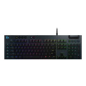 LOGITECH G815 LIGHTSYNC RGB Mechanical Gaming Keyboard - GL Clicky - CARBON - PAN - NORDIC