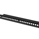 PATCH PANEL BLANK 24 PORT 1U FOR KEYSTONE MODULES BLACK LANBERG