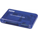 Hama card reader 35in1 USB 2.0, blue