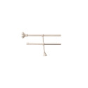 DOUBLE CURT RAIL SET. IVORY D19 240 CM