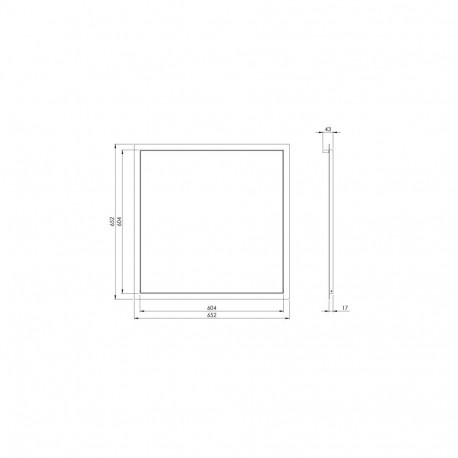 REVISION DOOR FOR DRYWALL (600X600)