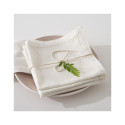 NAPKIN CHAMBRAY WHITE 40X40X4