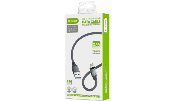 D-Fruit kaabel USB-A - Lightning DF441L 1m