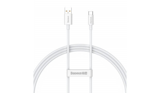 Baseus cable Superior USB - USB-C 1,0m moon white 100W P10320102214-01