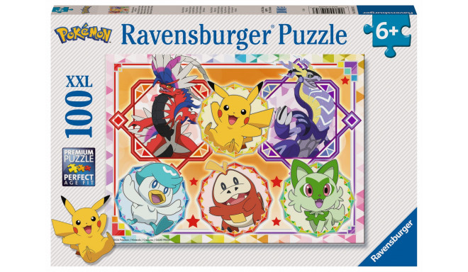 Ravensburger pusle 100 tk Pokemon
