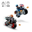 LEGO Super Heroes Musta Lese ja Kapten Ameerika mootorrattad