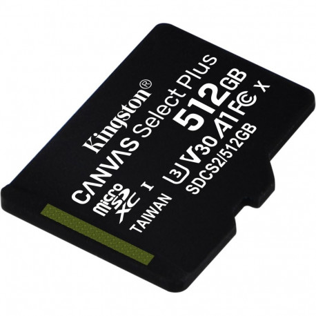 "CARD 512GB Kingston Canvas Select Plus microXC 100MB/s"