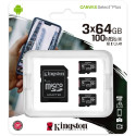 "CARD 64GB Kingston Canvas Select Plus microSDXC 100MB/s +Adapter"