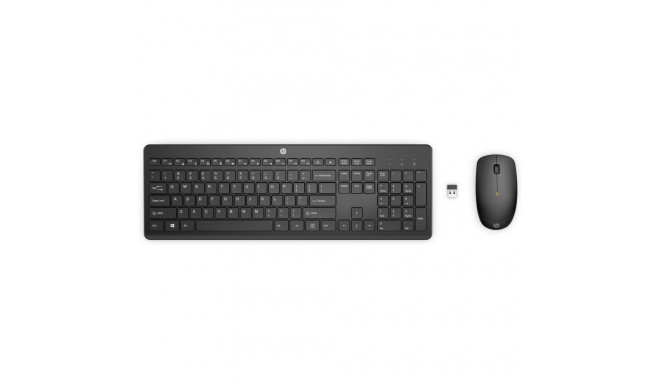 "HP 235 Tastatur und Maus Set Combo Wireless black DE QWERTZ"