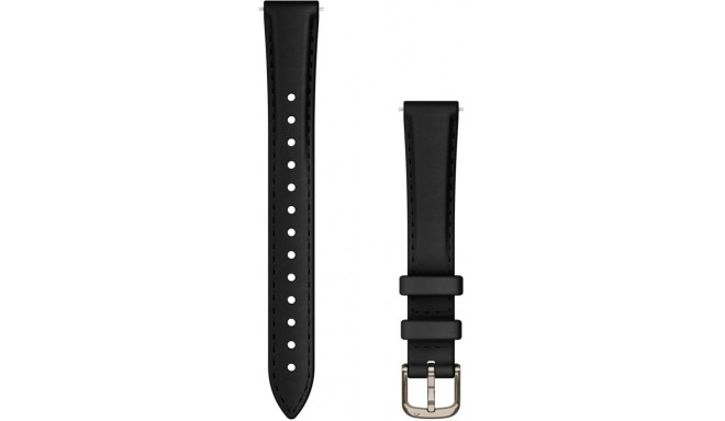 Garmin watch strap Lily 2 Leather, black/cream gold