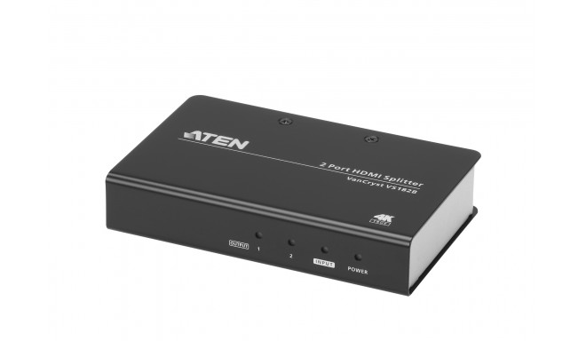 Aten | 2-Port True 4K HDMI Splitter | VS182B | Input: 1 x HDMI Type A Female; Output: 2 x HDMI Type 