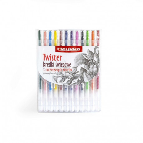 Rasvakriidid TWISTER 12tk
