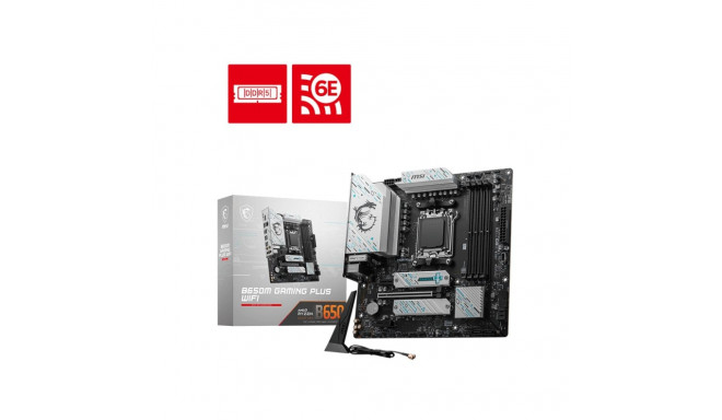 MSI emaplaat B650M Gaming PLUS WiFi AM5 4DDR5 HDMI/DP mATX