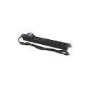 Power strip for RACK 19cali | circuit breaker | 1U | 10A | PDU 8xIEC C13 | 2m