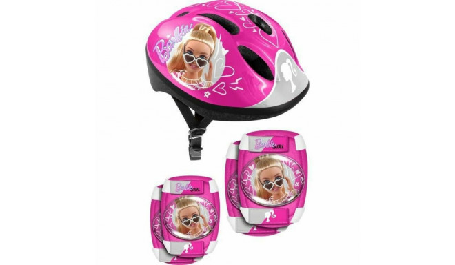 Set of helmets and knee pads Barbie