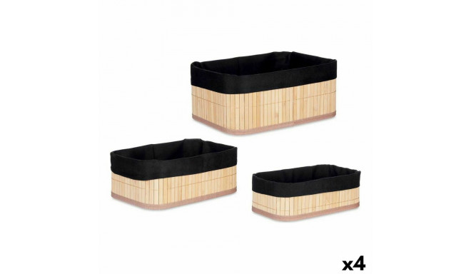 Organisers Berilo BA1317-438 Bamboo 31 x 12 x 21 cm Set