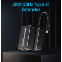 PremiumCord USB-C to HDMI extender via Cat5e/6/6a 4K@60Hz up to 60m