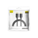Kaabel HDMI-HDMI 1.0m (HDMI 2.1) must 8K 60Hz, BASEUS