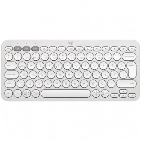 LOGITECH K380S Bluetooth Keyboard - TONAL WHITE - NORDIC