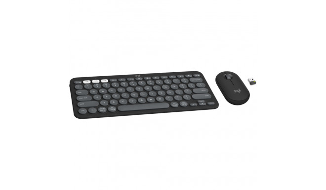 LOGITECH Pebble 2 Bluetooth Keyboard Combo - TONAL GRAPHITE - US INT'L