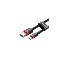 Baseus Cafule CATKLF-U91 USB-C välgulaadimiskaabel 3A | PD | QC 3.0 | 300 cm must