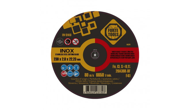 CUTTING DISC FORTE TOOLS 230X2X22.23IN