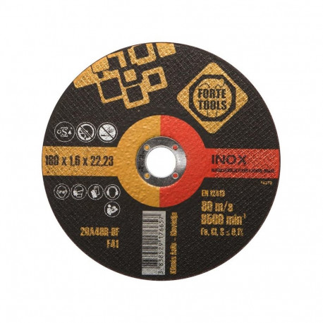 lõikeketas 180x1,6x22,23 mm FORTE TOO