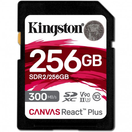 "CARD 256GB Kingston Canvas React Plus XC 300MB/s"