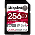 "CARD 256GB Kingston Canvas React Plus SDXC 300MB/s"