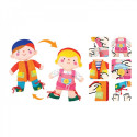 KSKIDS Dress up Doll 2 in 1 Wayne & Julia