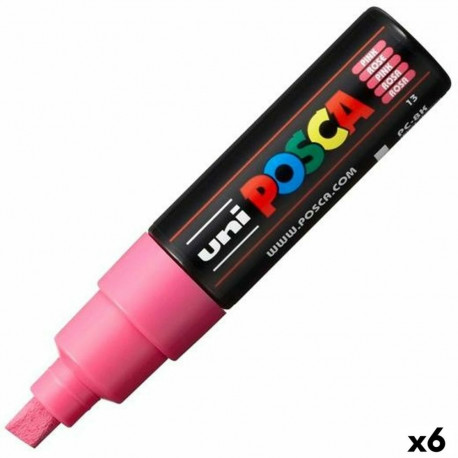 Marker POSCA PC-8K Roosa (6 Ühikut)