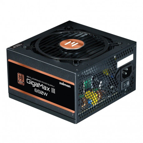 The ZALMAN GigaMax III 650W is a budget-friendly, mid-range power supply unit (PSU)