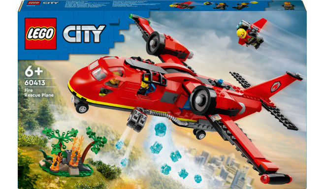 LEGO City конструктор Пожарный самолет (60413)