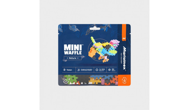 Blocks Mini Waffle Nature - Toucan 50 pcs