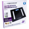 BATHROOM SCALE 8IN1 WITH BLUETOOTH B.FIT BLACK