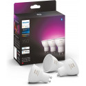 Philips Hue White & Color Ambiance GU10 LED Bulb (3-Pack, Replaces 35 Watt)