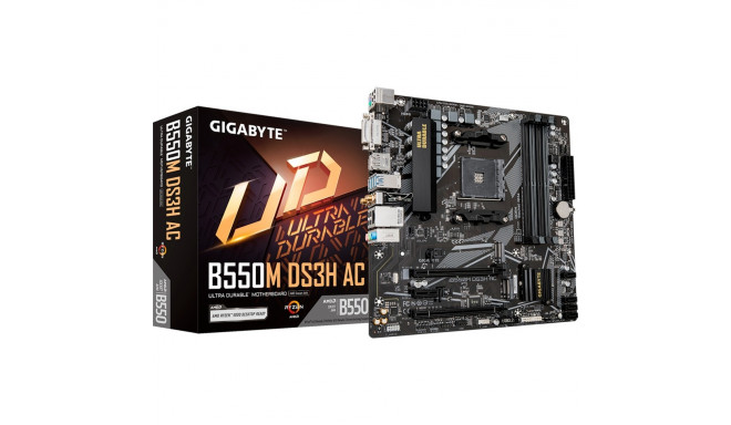 Gigabyte mainboard B550M DS3H AC AM4