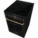 gorenje GECS5B70CLB, cooker (black/gold)