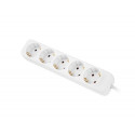 Lanberg PS0-05F-0300-W power extension 3 m 5 AC outlet(s) Indoor White