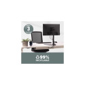 Fellowes Seasa Single Monitor Arm - Freestanding Monitor Mount for 8KG 32 inch Screens - Ergonomic A