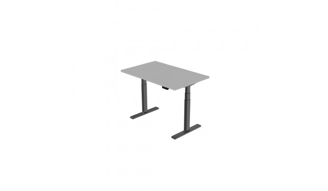 Height-Adjustable Table, 139cm x 68 cm, Gray