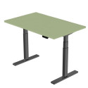 Height-Adjustable Table, 139cm x 68cm, White