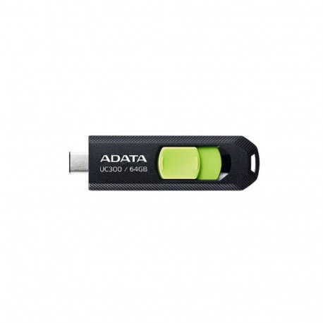 MEMORY DRIVE FLASH USB-C 64GB/ACHO-UC300-64G-RBK/GN ADATA