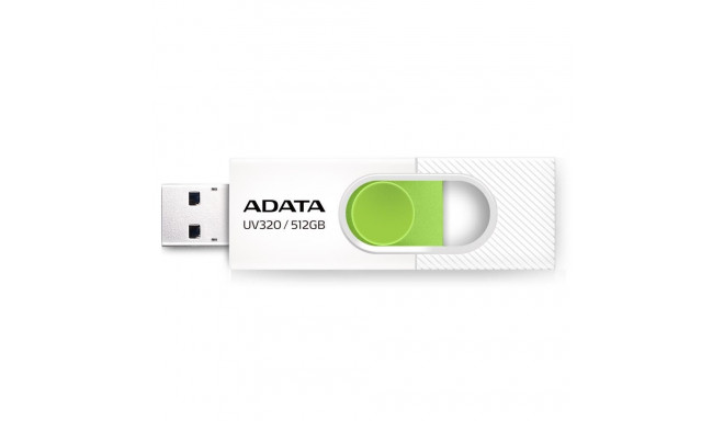 MEMORY DRIVE FLASH USB3 512GB/WHITE AUV320-512G-RWHGN ADATA