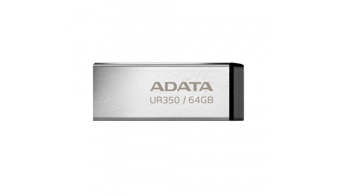 MEMORY DRIVE FLASH USB3.2 64GB/BLACK UR350-64G-RSR/BK ADATA