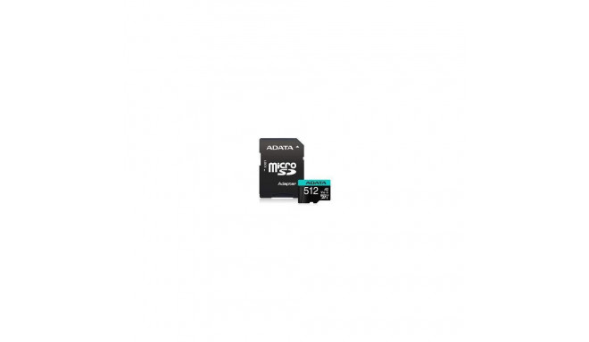 MEMORY MICRO SDXC 512GB W/AD./AUSDX512GUI3V30SA2-RA1 ADATA