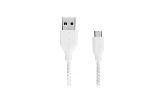 Micro USB Cable Sync and Charge 0,9m white